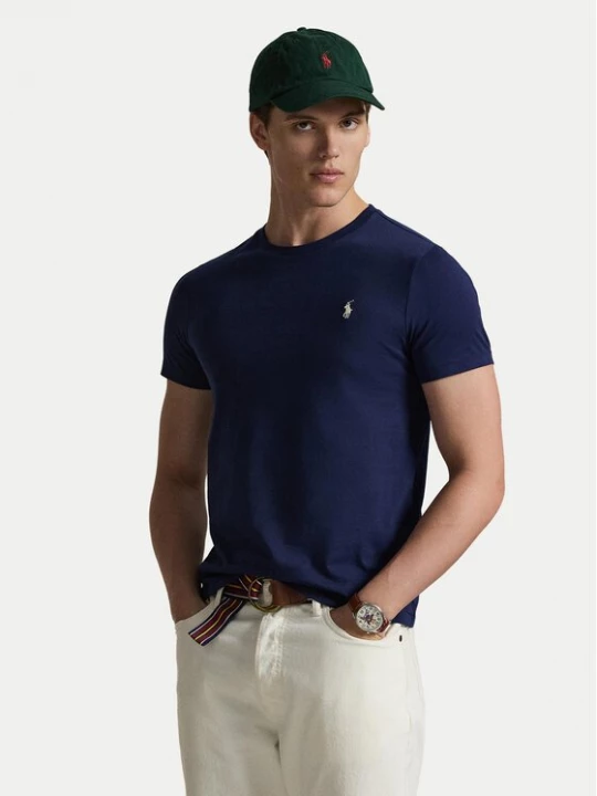 Obrázek produktu Polo Ralph Lauren T-Shirt 710671438525 Tmavomodrá Slim Fit