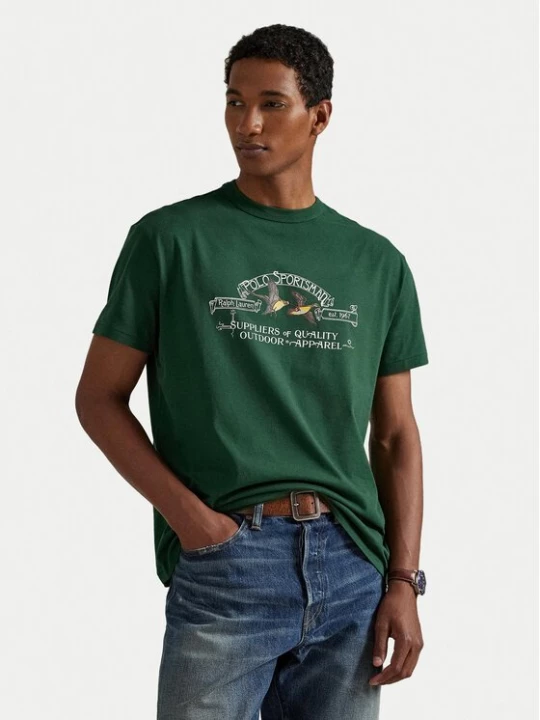 Obrázek produktu Polo Ralph Lauren T-Shirt 710981142004 Zelená Classic Fit