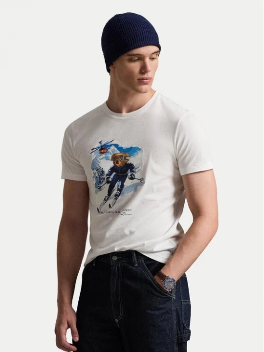 Obrázek produktu Polo Ralph Lauren T-Shirt 710P07343001 Bílá Regular Fit