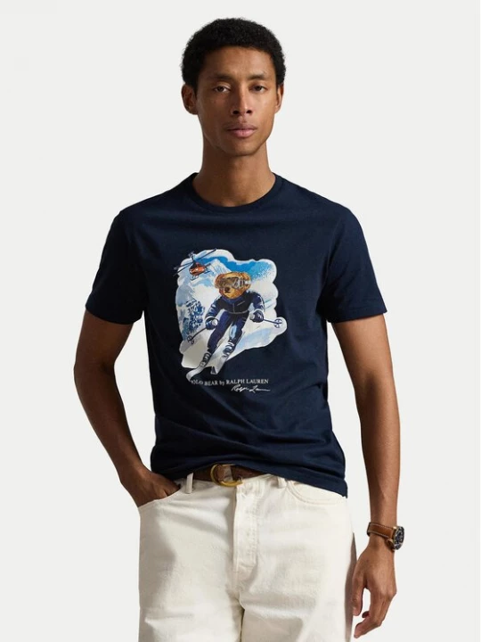 Obrázek produktu Polo Ralph Lauren T-Shirt 710P07343002 Tmavomodrá Regular Fit