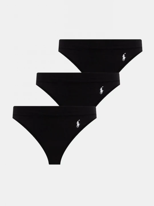 Obrázek produktu Polo Ralph Lauren Tanga 3-pack černá