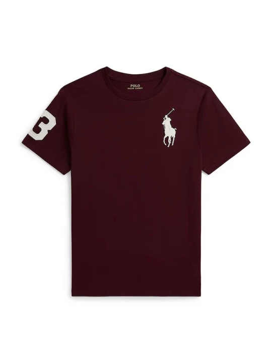 Obrázek produktu Polo Ralph Lauren tričko dětské bavlněné burgundské