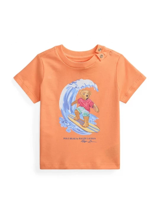 Obrázek produktu Polo Ralph Lauren tričko dětské bavlněné oranžová