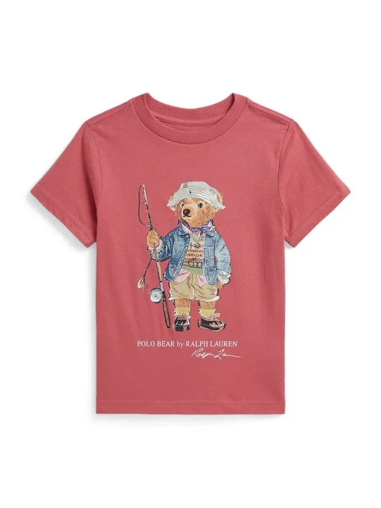 Obrázek produktu Polo Ralph Lauren tričko dětské bavlněné růžová