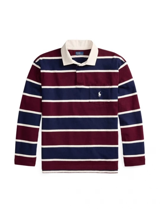 Obrázek produktu Polo Ralph Lauren Tričko námořnická modř / vínově červená / bílá
