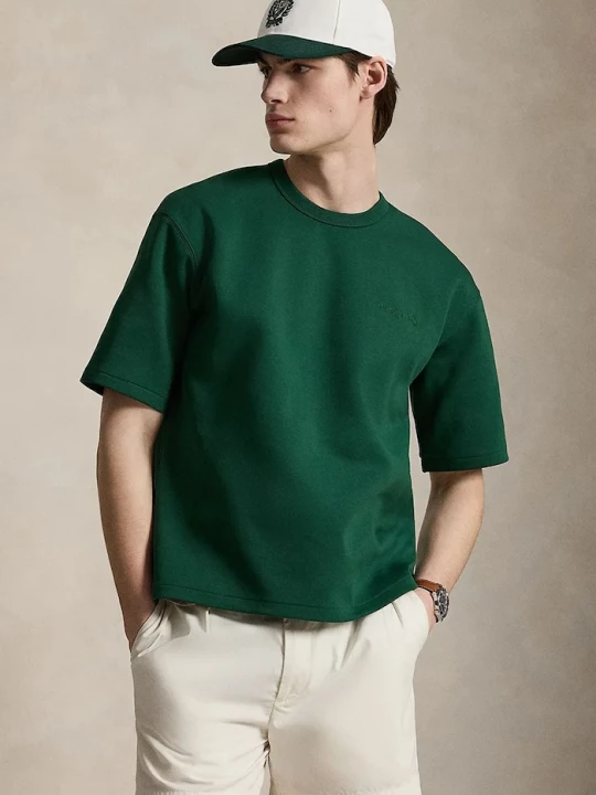 Obrázek produktu Polo Ralph Lauren tričko pánské s bavlnou zelená
