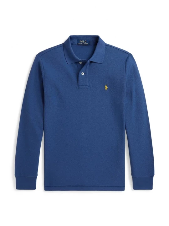 Obrázek produktu Polo Ralph Lauren tričko s dlouhým rukávem dětské bavlněné modrá