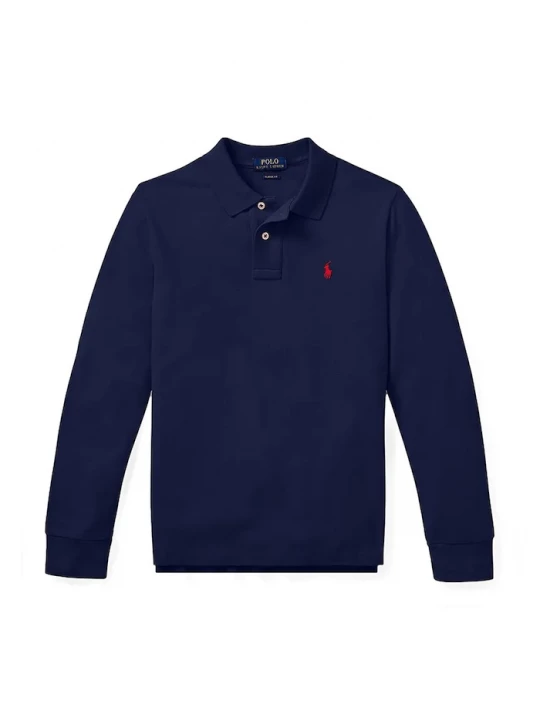 Obrázek produktu Polo Ralph Lauren tričko s dlouhým rukávem dětské bavlněné námořnická modř
