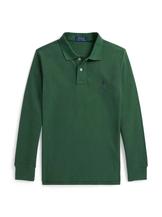 Obrázek produktu Polo Ralph Lauren tričko s dlouhým rukávem dětské bavlněné zelená