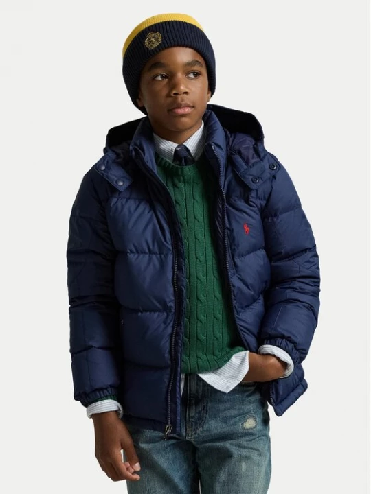 Obrázek produktu Polo Ralph Lauren Vatovaná bunda 323969861002 Tmavomodrá Regular Fit