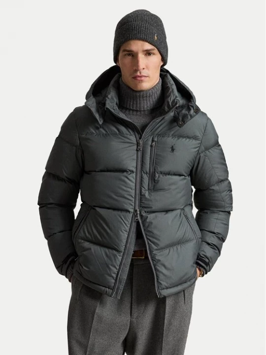 Obrázek produktu Polo Ralph Lauren Vatovaná bunda 710968278503 Tmavě šedá Regular Fit