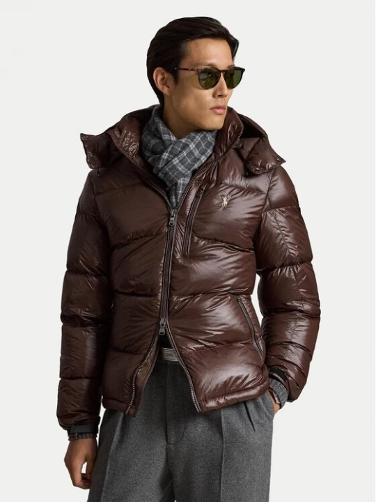 Obrázek produktu Polo Ralph Lauren Vatovaná bunda 710968281500 Tmavě hnědá Regular Fit