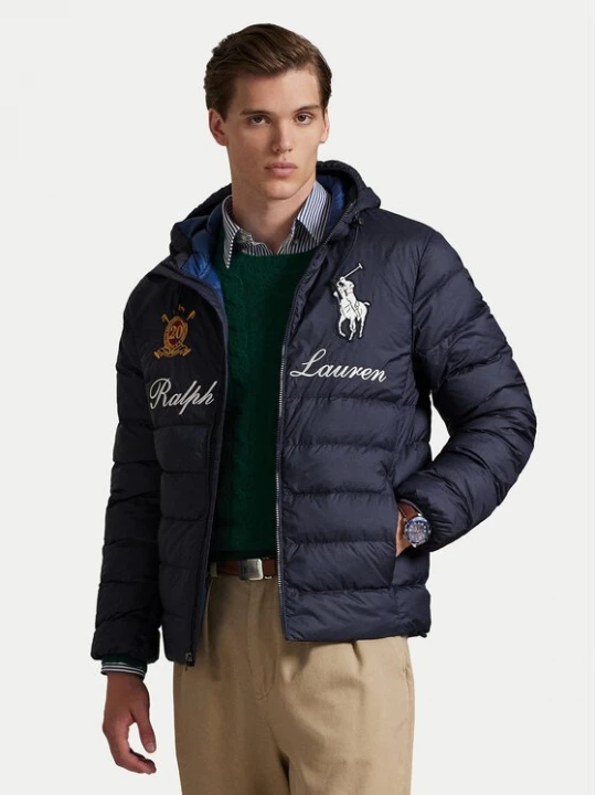 Obrázek produktu Polo Ralph Lauren Vatovaná bunda 710P02584001 Tmavomodrá Regular Fit