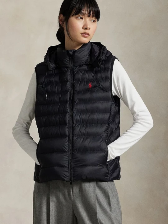 Obrázek produktu Polo Ralph Lauren vesta s kapucí dámská černá