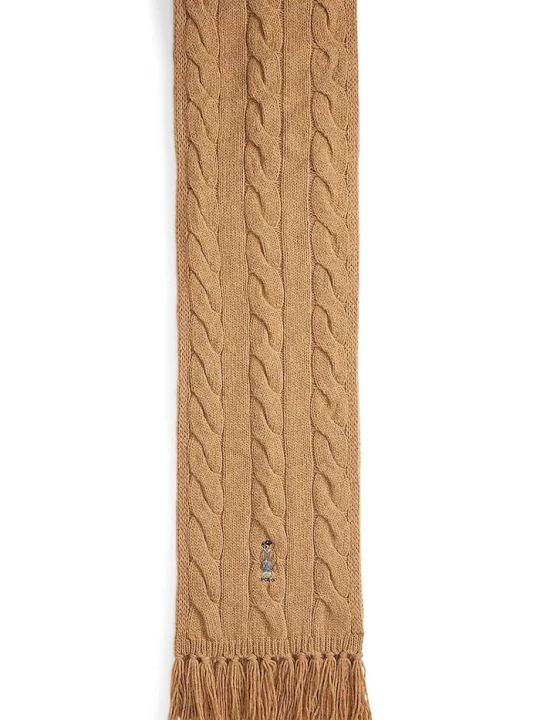 Obrázek produktu Polo Ralph Lauren Vlněná šála Polo Ralph Lauren béžová