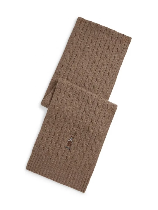 Obrázek produktu Polo Ralph Lauren Vlněná šála Polo Ralph Lauren hnědá