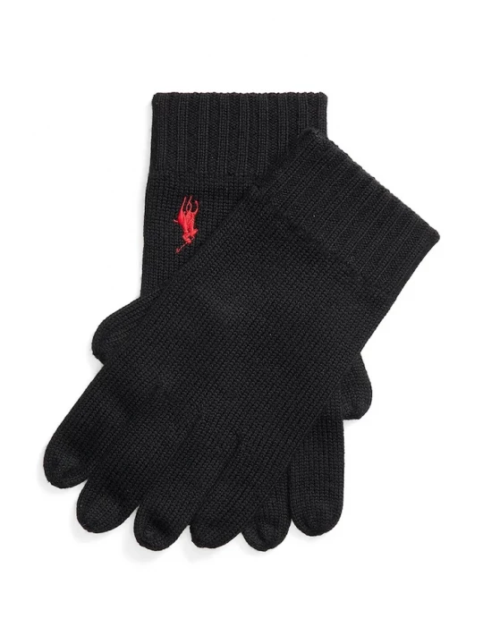 Obrázek produktu Polo Ralph Lauren Vlněné rukavice černá