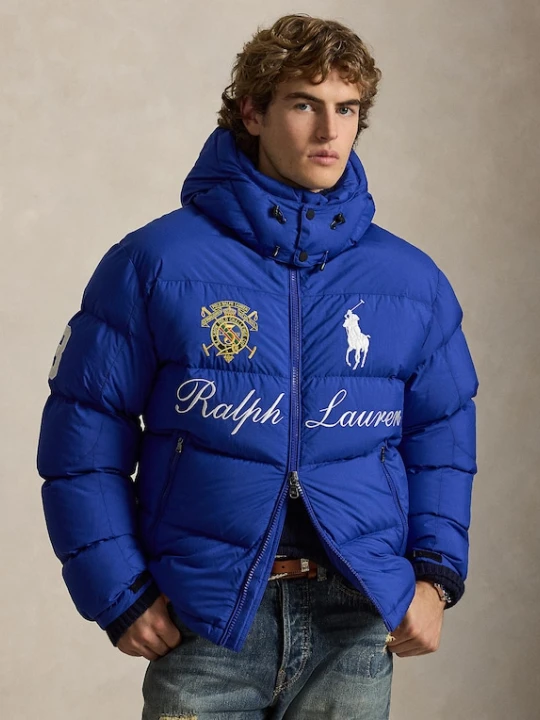 Obrázek produktu Polo Ralph Lauren Zimní bunda královská modrá / žlutá / černá / bílá