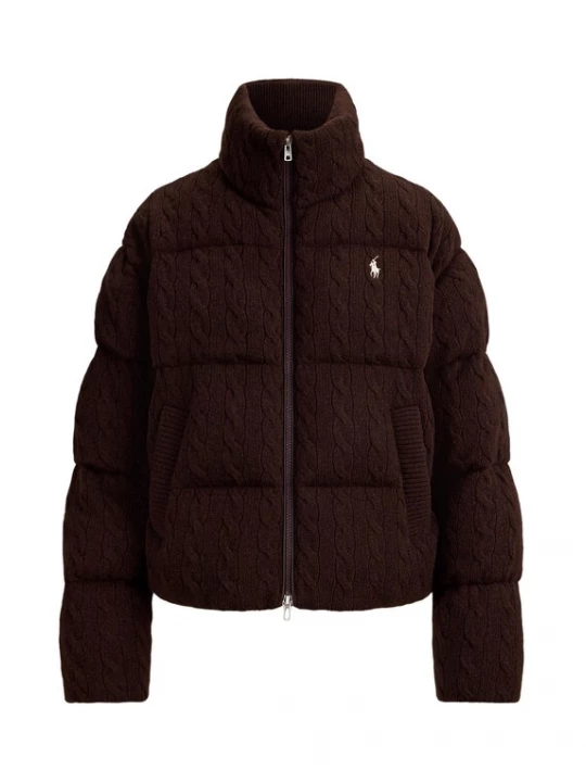Obrázek produktu Polo Ralph Lauren Zimní bunda tmavě hnědá