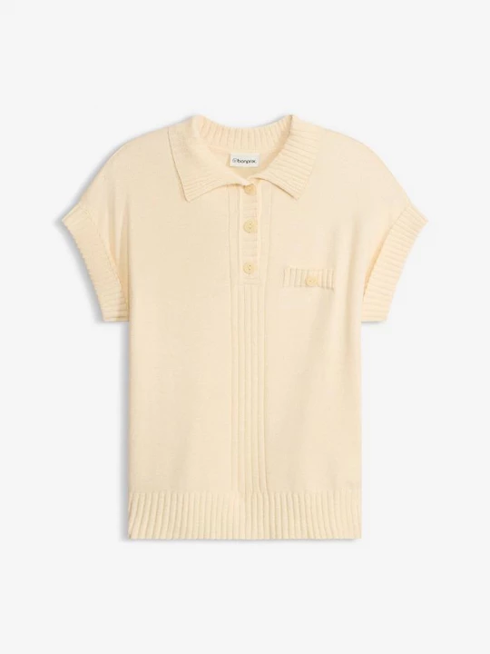 Obrázek produktu Polo svetr s bavlnou BonPrix