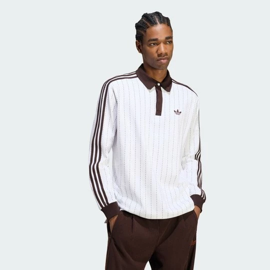 Obrázek produktu Polo tričko PINSTRIPES LONGSLEEVE Adidas bílá
