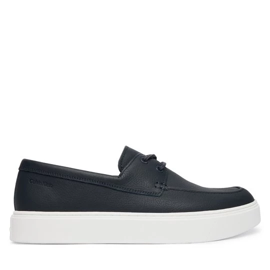 Obrázek produktu Polobotky Calvin Klein Hybrid Clean Boat Shoe Lth HM0HM02233 Tmavomodrá