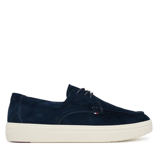 Obrázek produktu Polobotky Tommy Hilfiger Casual Suede Stitch Toe Hybrid FM0FM05707 Tmavomodrá