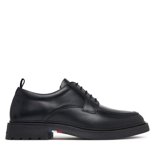 Obrázek produktu Polobotky Tommy Hilfiger Corporate Casual Lth Deck Shoe FM0FM05979 Černá