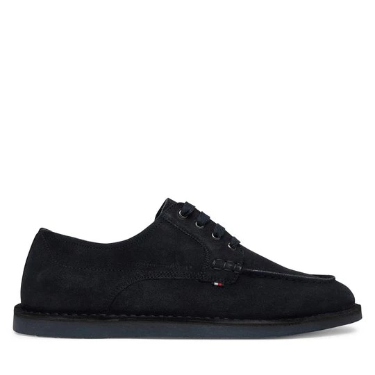 Obrázek produktu Polobotky Tommy Hilfiger Stitchdown Suede Derby FM0FM05841 Tmavomodrá