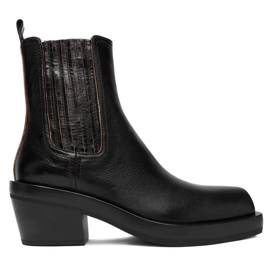 Obrázek produktu Polokozačky AGL D775508PGAMAZZ0000 Černá