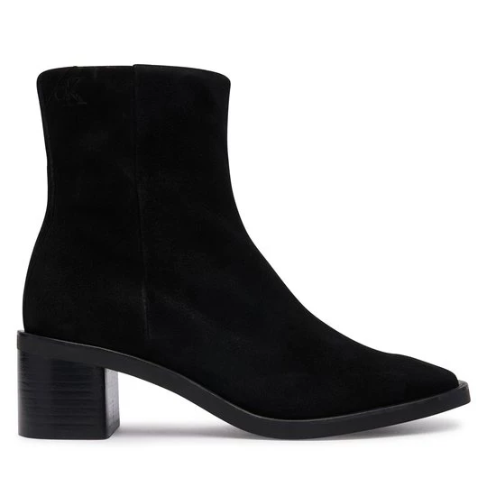Obrázek produktu Polokozačky Calvin Klein Block Heel Ank Boot Suede HW0HW03221 Černá