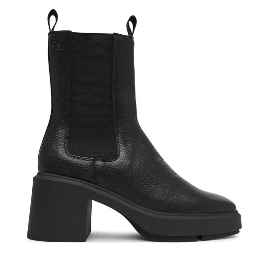 Obrázek produktu Polokozačky Calvin Klein Block Heel Chelsea Boot Lth HW0HW03694 Černá