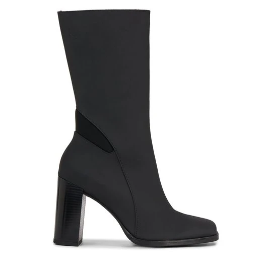 Obrázek produktu Polokozačky Calvin Klein Jeans Heel Zip Boot Lth Wn YW0YW01113 Černá