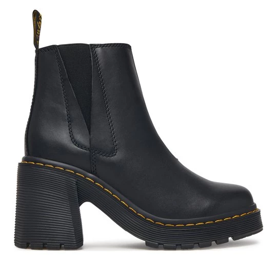Obrázek produktu Polokozačky Dr. Martens Spence Leather Flared Heel DM26440001 Černá