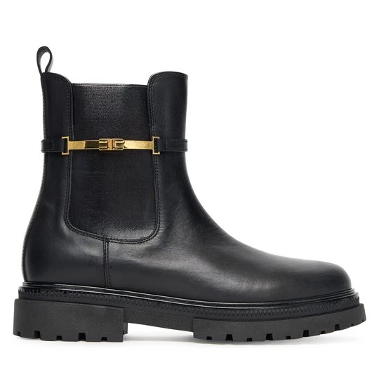 Obrázek produktu Polokozačky Elisabetta Franchi Chelsea Bot F4A5-E0441-1251 D Černá