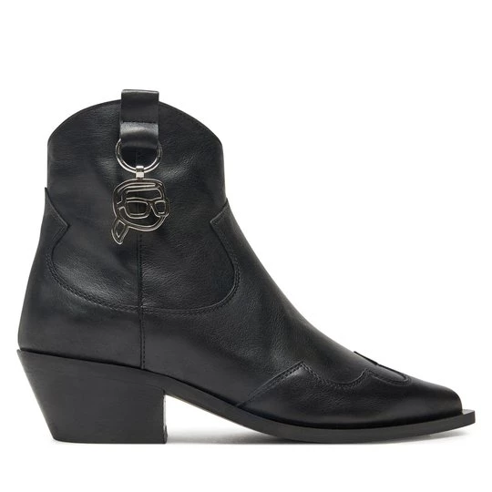 Obrázek produktu Polokozačky KARL LAGERFELD Kansas KL33265 Černá