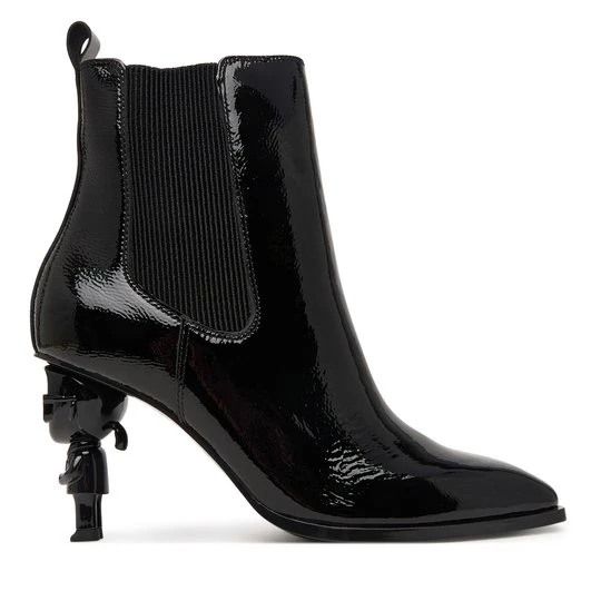 Obrázek produktu Polokozačky KARL LAGERFELD Nft Heel KL39146 Černá