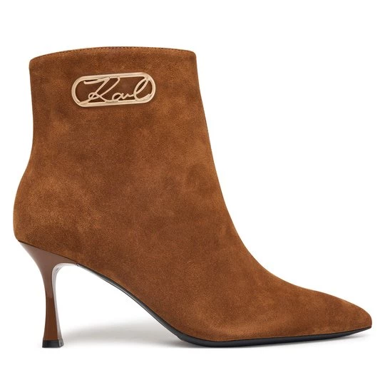 Obrázek produktu Polokozačky KARL LAGERFELD Sienna KL32747 Hnědá