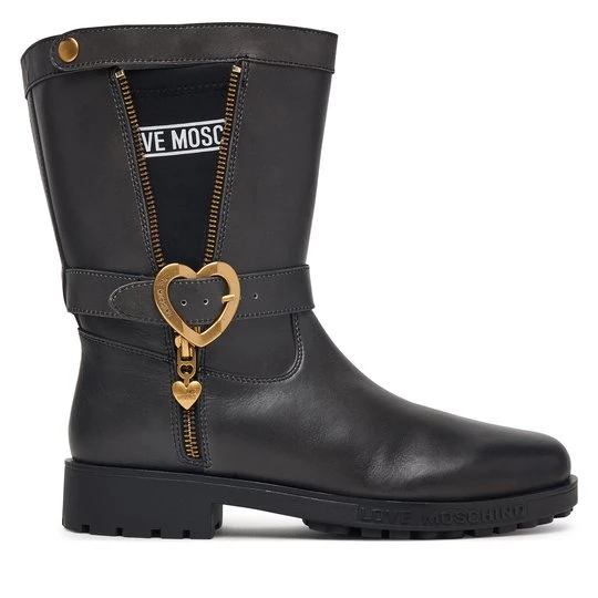 Obrázek produktu Polokozačky LOVE MOSCHINO JA24174G0PIJ100A Černá
