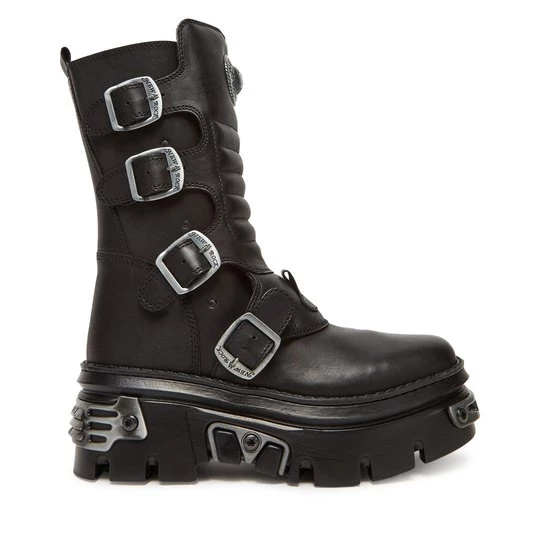 Obrázek produktu Polokozačky NEW ROCK M-WALL373N-C1 Černá