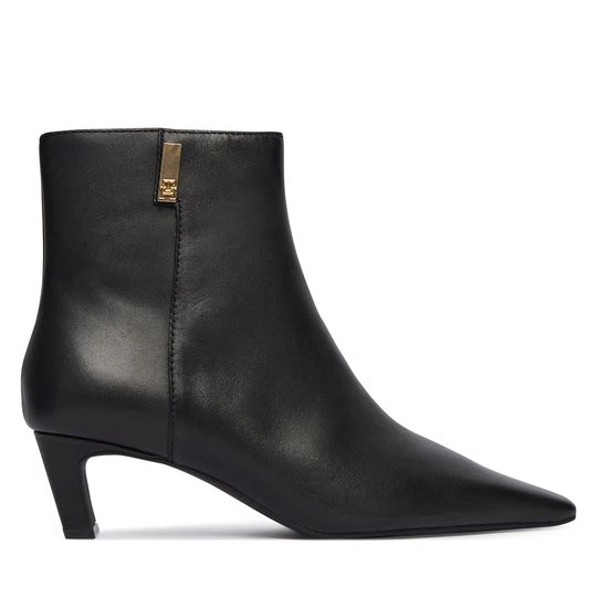 Obrázek produktu Polokozačky Tommy Hilfiger Th Square Toe Kitten Bootie FW0FW08768 Černá