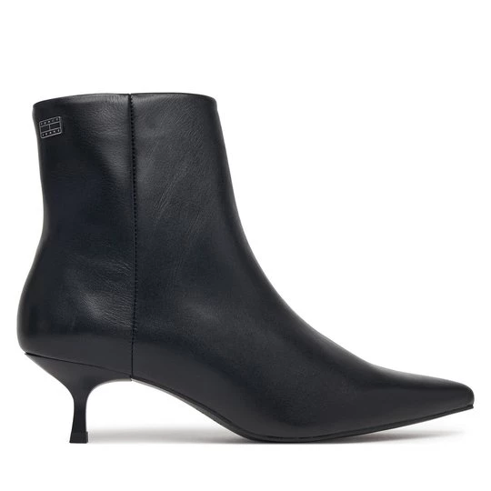 Obrázek produktu Polokozačky Tommy Jeans Tjw Pointed Kitten Heel Boots EN0EN03172 Černá