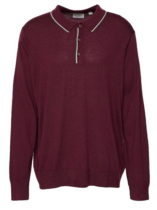 Obrázek produktu Polotričko Ben Sherman tmavě červená