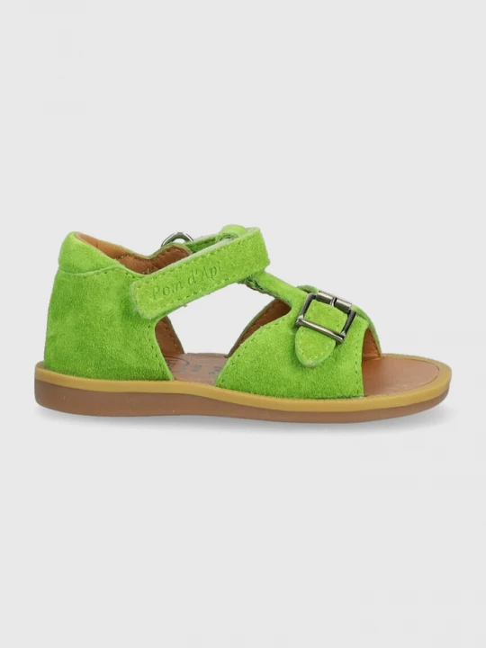Obrázek produktu Pom D'api Dětské kožené sandály Reebok Classic zelená