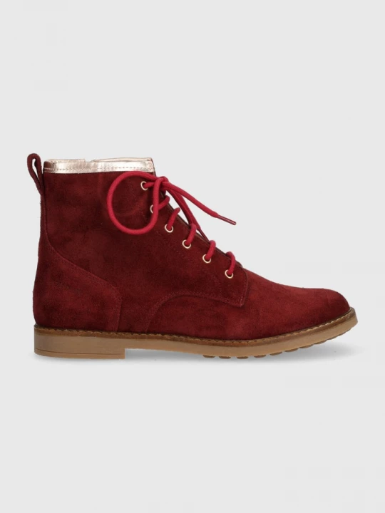 Obrázek produktu Pom D'api Dětské semišové boty TRIP HI LACE