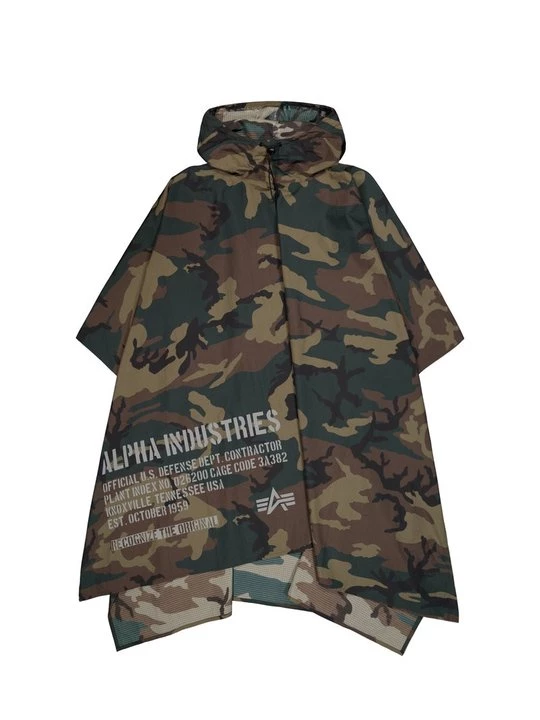Obrázek produktu Pončo Alpha Industries skvrnitě zelená