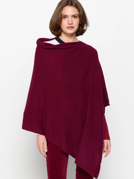 Obrázek produktu Pončo AUTHENTIC CASHMERE bordó