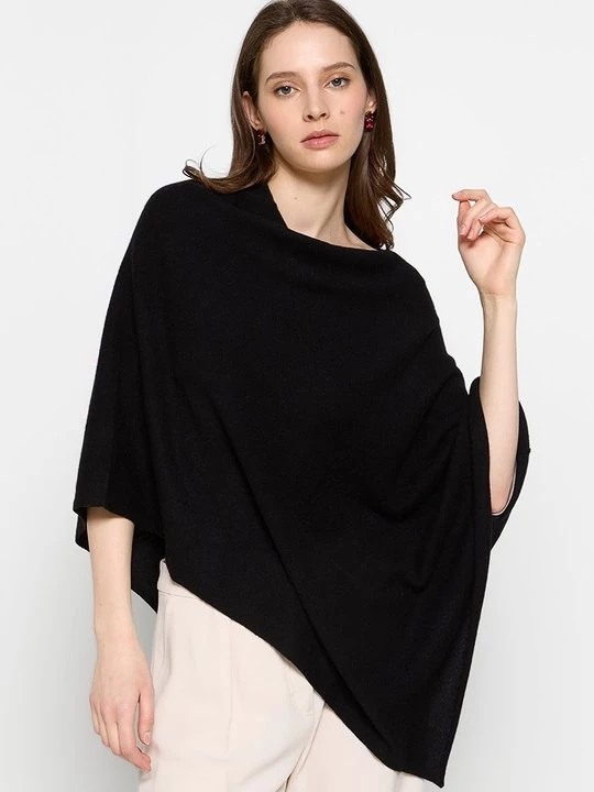 Obrázek produktu Pončo Just Cashmere černá