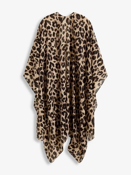 Obrázek produktu Pončo s leopardím vzorem BonPrix