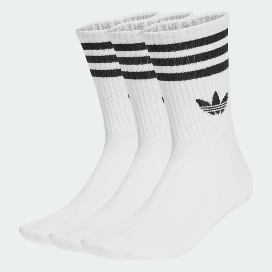 Obrázek produktu Ponožky 3-Stripes Crew – 3 páry Adidas